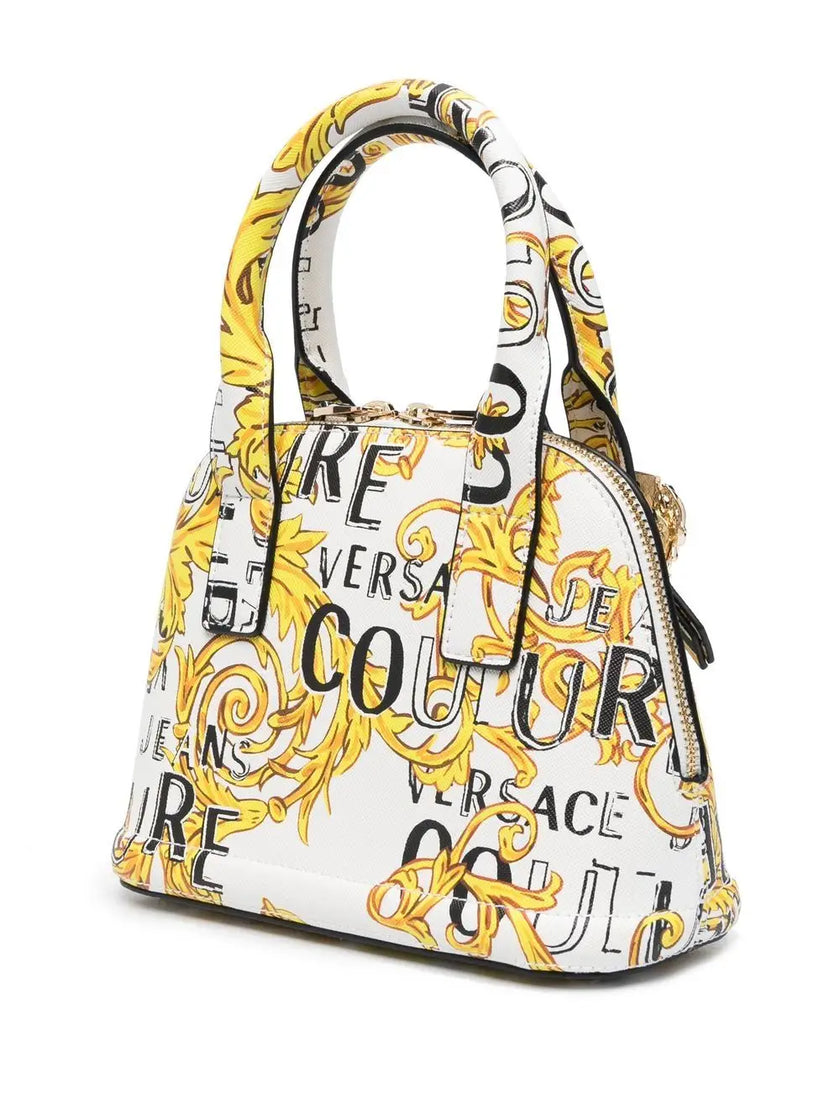 Versace Jeans Couture Barocco-print faux leather mini tote (Arriving In Delhi) image 4