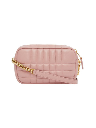 BURBERRY Mini Lola Quilted Leather Camera Bag - Dusky Pink image 4