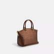 COACH Sadie Satchel Bag In Signature Canvas image 4