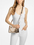 [AT DELHI] MICHAEL KORS Jet Set Medium Metallic Logo Debossed Pochette and Card Case Gift Set image 1