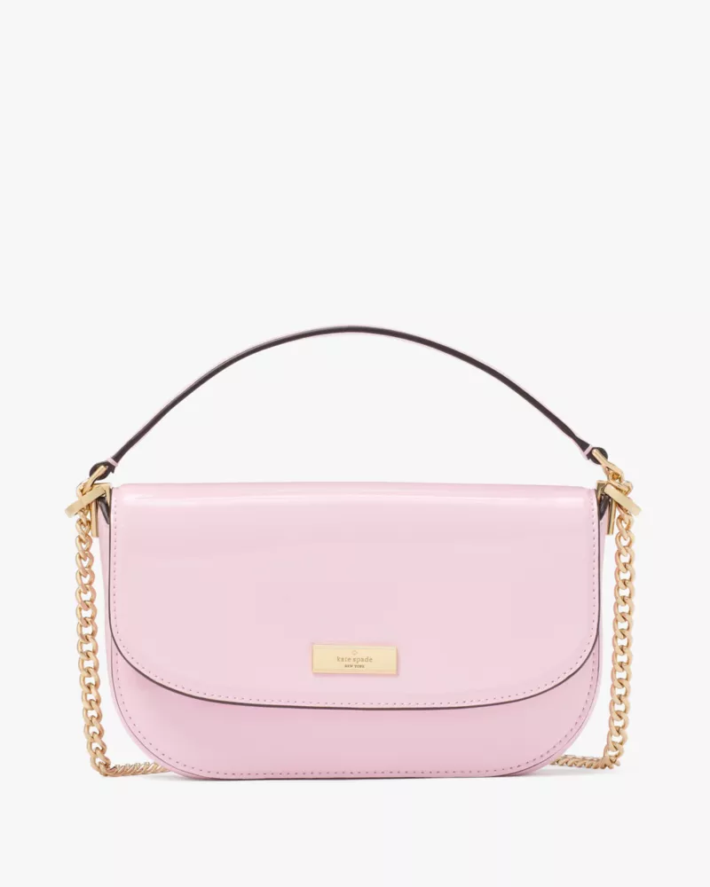 KATE SPADE Krista Patent Chain Crossbody - Pink Horizon image