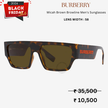 BURBERRY Micah Brown Browline Men's Sunglasses 24 image 0