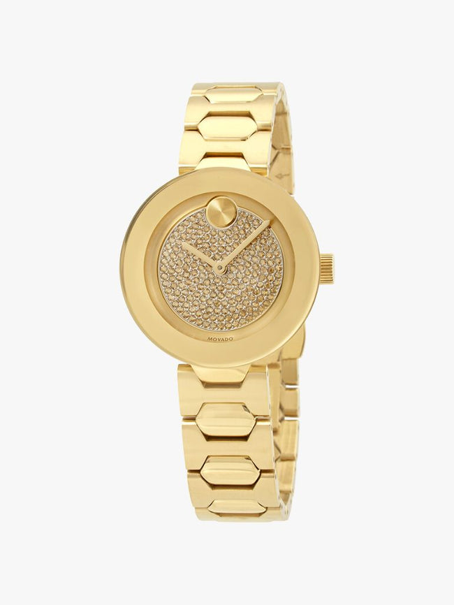 Movado Bold Pave Crystal Dial Ladies Watch image 0