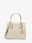 MICHAEL KORS  Mercer Medium Signature Logo And Metallic Accordion Crossbody Bag - Pl Gld Multi (3-4 Weeks Ship) image 2