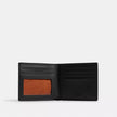 COACH Id Billfold Wallet In Signature Canvas - Tan/Black image 1