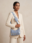[AT DELHI] PRADA Re-Edition Crystal-Embellished Mini Bag Blue image 0