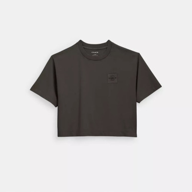 COACH Garment Dye Cropped T Shirt image 2