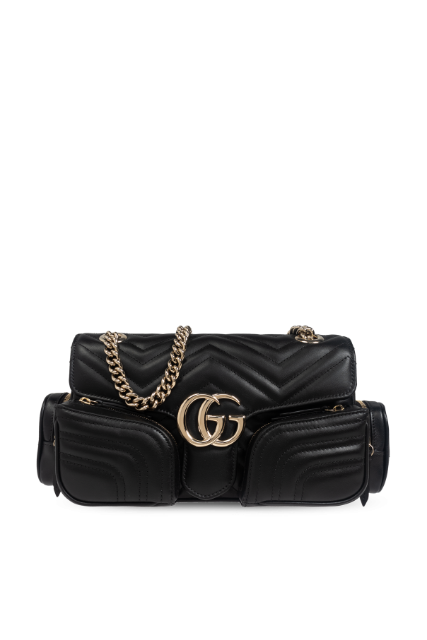 GUCCI GG Marmont Shoulder Bag Black image 5