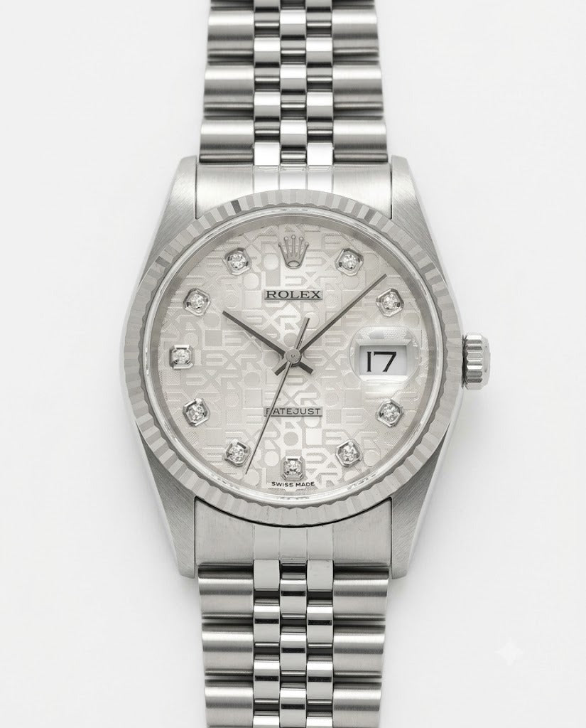 [Store Display] Rolex Datejust Silver Diamond 36mm