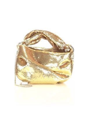 JIMMY CHOO Bonny Sequin Crossbody Bag - Gold image 2