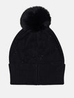 Guess Rhinestone Logo Beanie - Black image 0