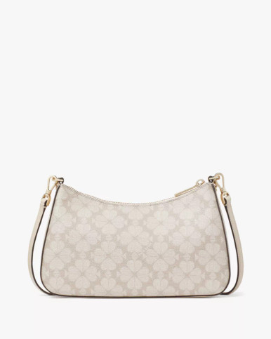 KATE SPADE Signature Spade Flower Medium Convertible Crossbody - Dark Beige Multi image 0