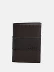Guess Debossed Logo Trifold Wallet - Brown image 0