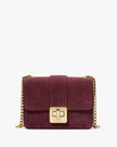 KATE SPADE Phoebe Suede Turnlock Mini Flap Crossbody image 3