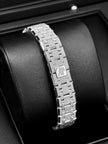 Audemars Piguet Royal Oak Mini 67630BC.GG.1312BC.01 18kt White Gold Diamond-Dust Frosted Finish Silver Petite Tapisserie Dial 23mm