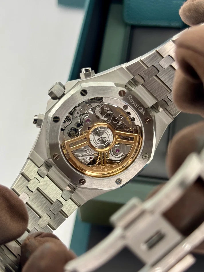 Audemars Piguet Royal Oak Chronograph 26240ST.OO.1320ST.05 Stainless Steel Grande Tapisserie Blue Dial 41mm