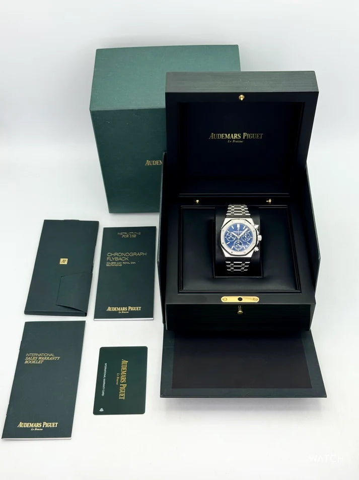 Audemars Piguet  Royal Oak  26239BC.OO.1220BC.01 White Gold Blue “Grande Tapisserie