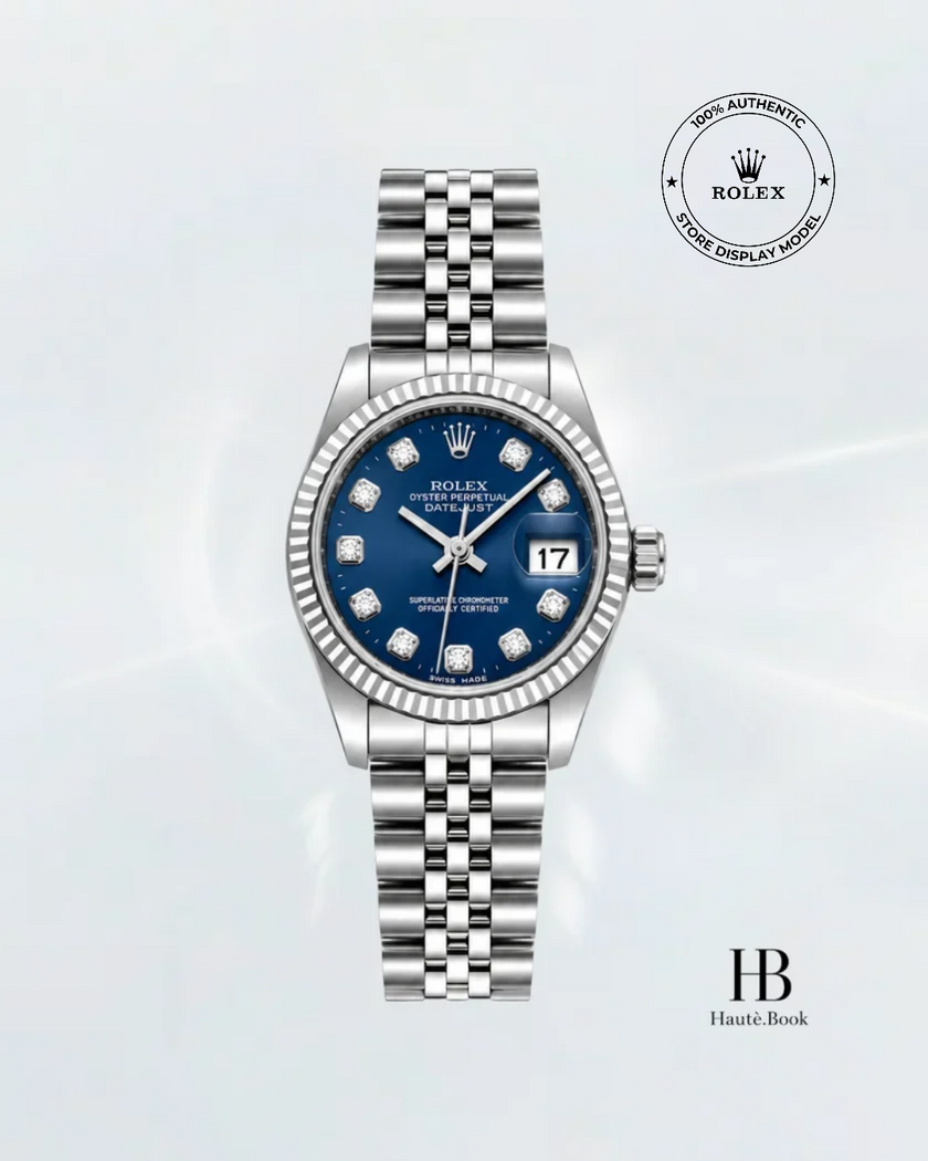 [Store Display] ROLEX Datejust Blue Diamond Jubilee Stainless Steel 26 mm