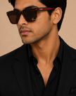 GUCCI Brown Square Men's Sunglasses