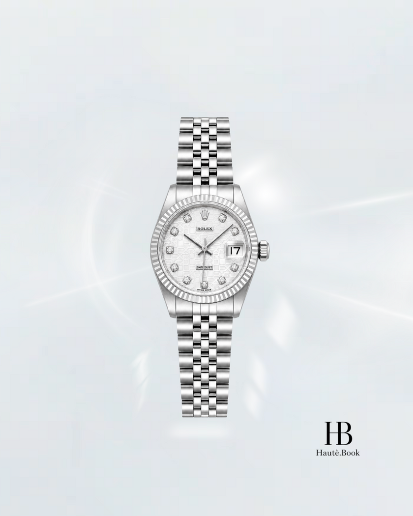 [Store Display] ROLEX Datejust Silver/Computer Diamond Jubilee White Gold Stainless Steel 26 mm