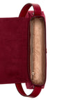 Guess Avelina Rhinestone Logo Shoulder Bag - Red image 3