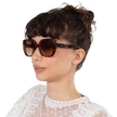 BURBERRY Helena Brown Gradient Square Ladies Sunglasses image 1