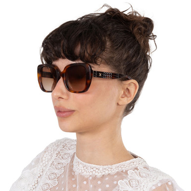 BURBERRY Helena Brown Gradient Square Ladies Sunglasses image 1