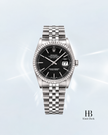[Store Display]ROLEX Datejust Black Jubilee Stainless Steel 36mm