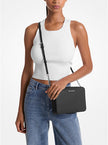 [AT DELHI] MICHAEL KORS Jet Set Large Logo EW Crossbody  Bag - Black image 4