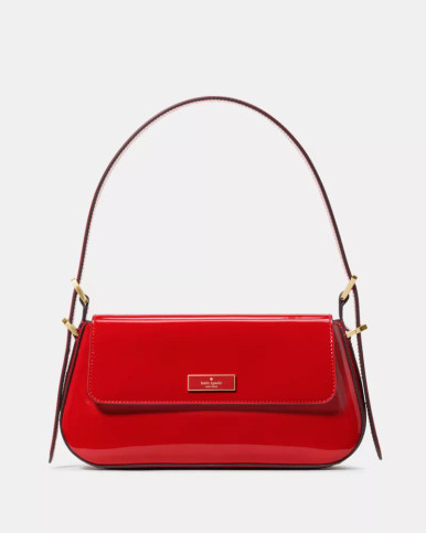 KATE SPADE Bridget Patent Fabric Small Flap Shoulder image 0