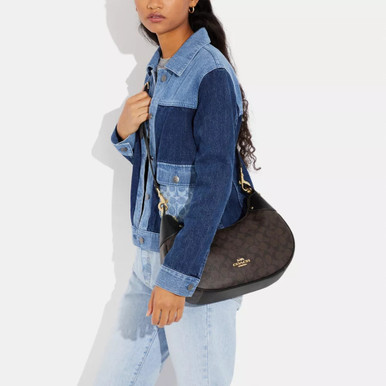 COACH Mara Hobo In Signature Canvas image 1