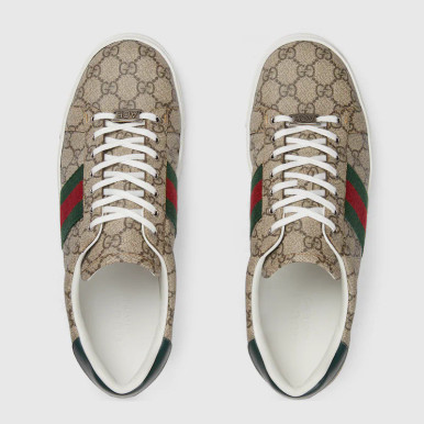 GUCCI Ace With Web Stripe For Men Sneakers image 2