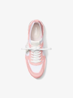 Michael Kors Jenkins Two-Tone Stretch Knit Trainer image 0