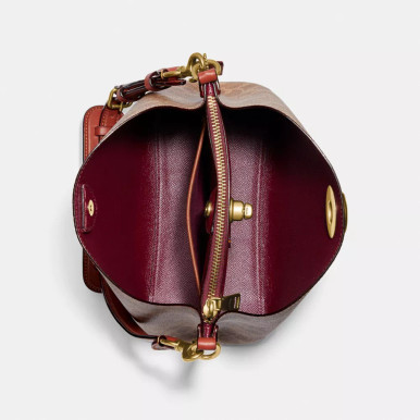 COACH Willow Bucket Bag In Signature Canvas image 2