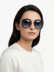 [AT DELHI] DIOR ULTRADIOR SU Blue Square Ladies Sunglasses CD40031U 10V 65 image 0