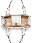 Guess Eldoria Logo Mini Satchel - White image 3