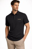 BURBERRY Logo Check Men's Polo - Black image 0