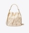TORY BURCH Large Fleming Soft Bucket Bag - New Cream image