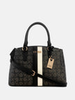 Guess Kyrie Logo Satchel - Black image 0