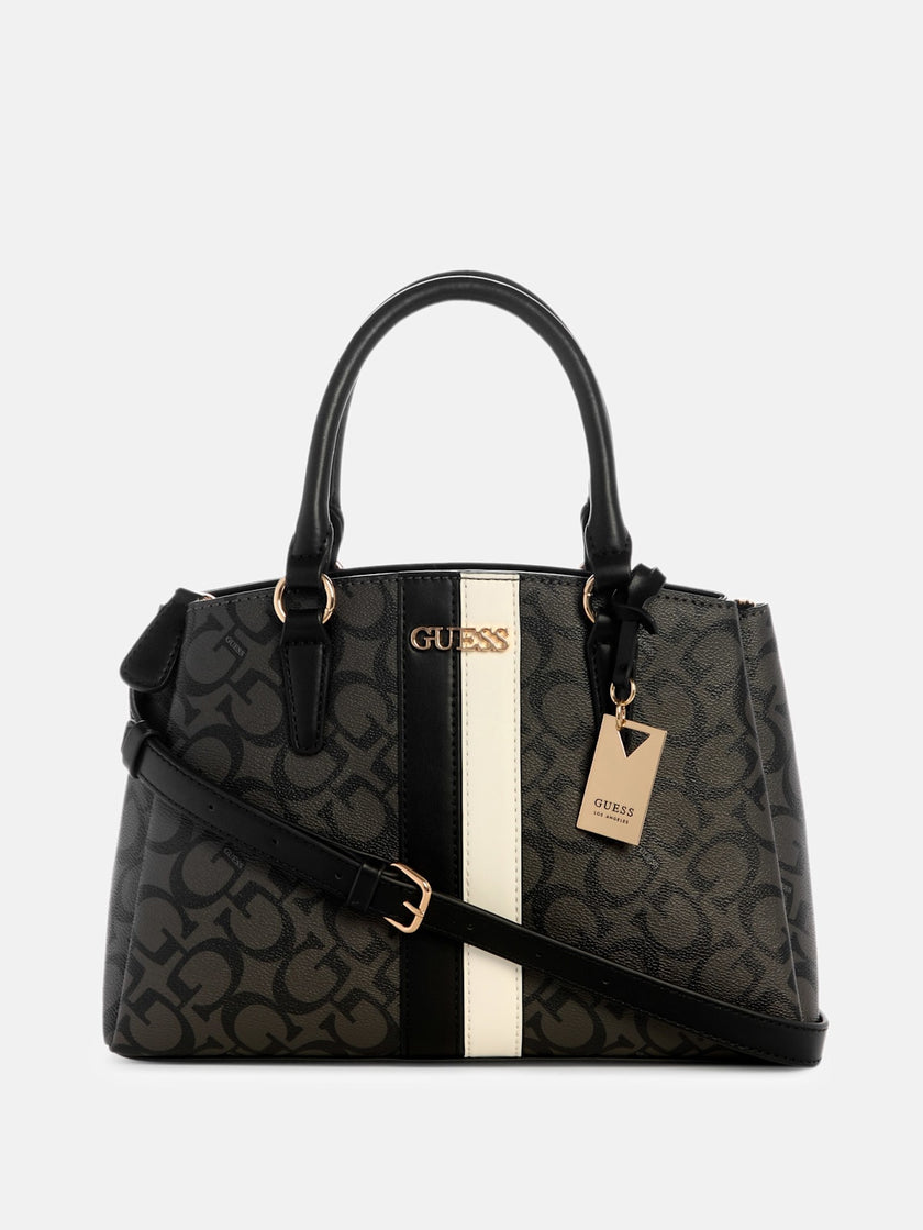 Guess Kyrie Logo Satchel - Black image 0