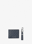 MICHAEL KORS  Logo Wallet And Key Chain Gift Set - Admrl/plblue image 1