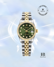 [Store Display]* Rolex Datejust Jubilee Green Diamond 31 mm