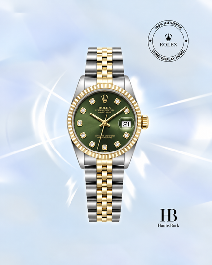 [Store Display]* Rolex Datejust Jubilee Green Diamond 31 mm
