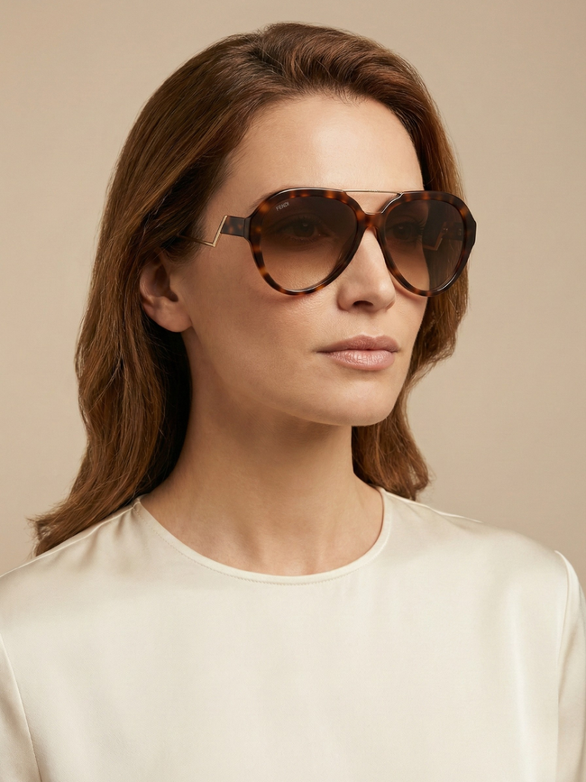 [AT DELHI] FENDI FF0322/s Tropical Shine Ladies Sunglasses image 0