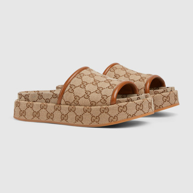 GUCCI Women's GG Wedge Sandals image 2