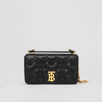 BURBERRY  Rabbit Quilted Leather Small Lola Bag image 5