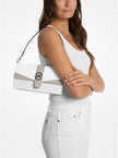 MICHAEL KORS Greenwich Medium Signature Logo Convertible Shoulder Bag image 1