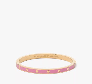 KATE SPADE  Spot The Spade Enamel Hinged Bangle image 6