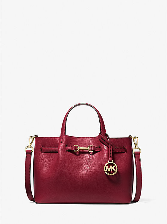 MICHAEL KORS Carson Small Pebbled Leather Satchel image 0