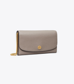 TORY BURCH Robinson Spazzolato Crossbody - Gray Heron image